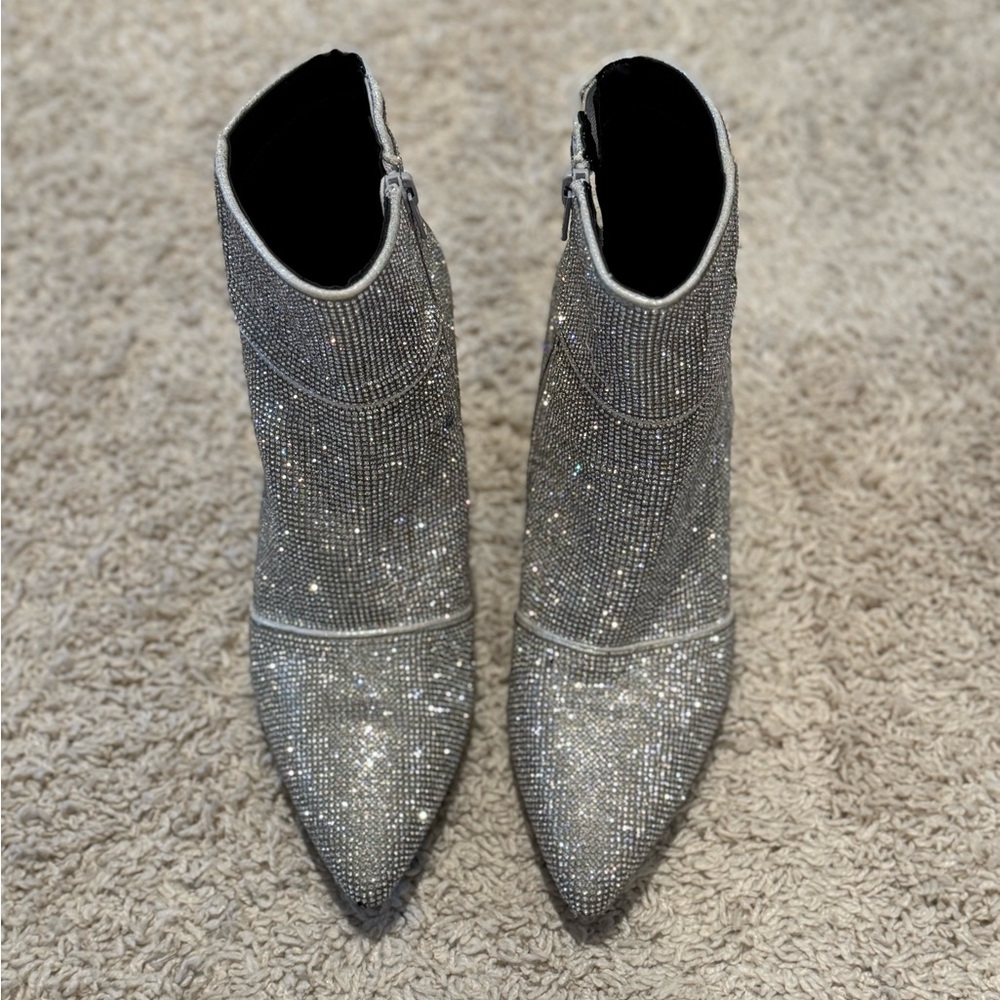 Target Silver Ankle Boots